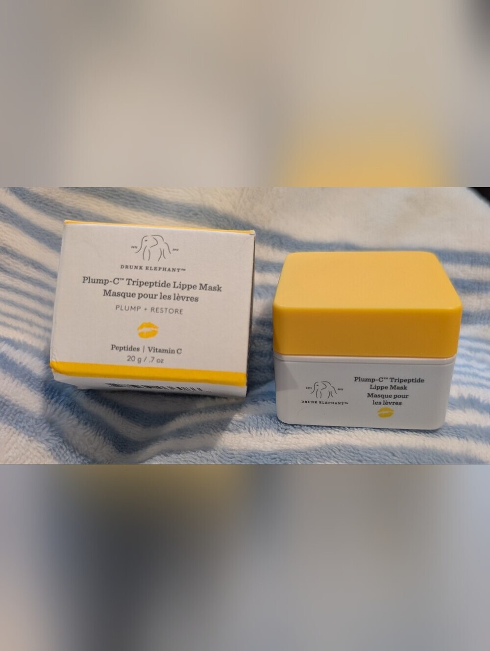 NWOT Unused Drunk Elephant Plump C Tripeptide Lippe Mask — Plump & Restore